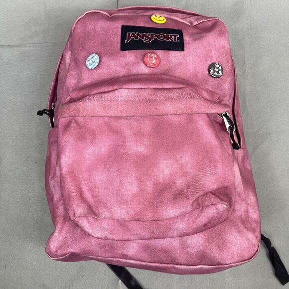 Jansport Superbreak Plus Fx Backpack Js0a4qua-75b Blackberry Mousse Cali Wash - Picture 1 of 10